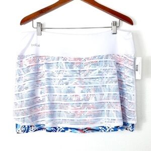 NEW Bolle UV Protection Tennis/Pickleball Skort XL NWT